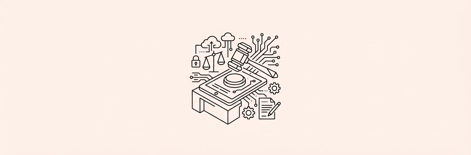 modern digital law firm concept