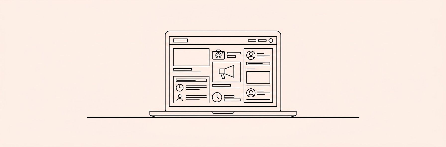 modern laptop screen displaying a smart legal contract interface for influencers on a sleek desk