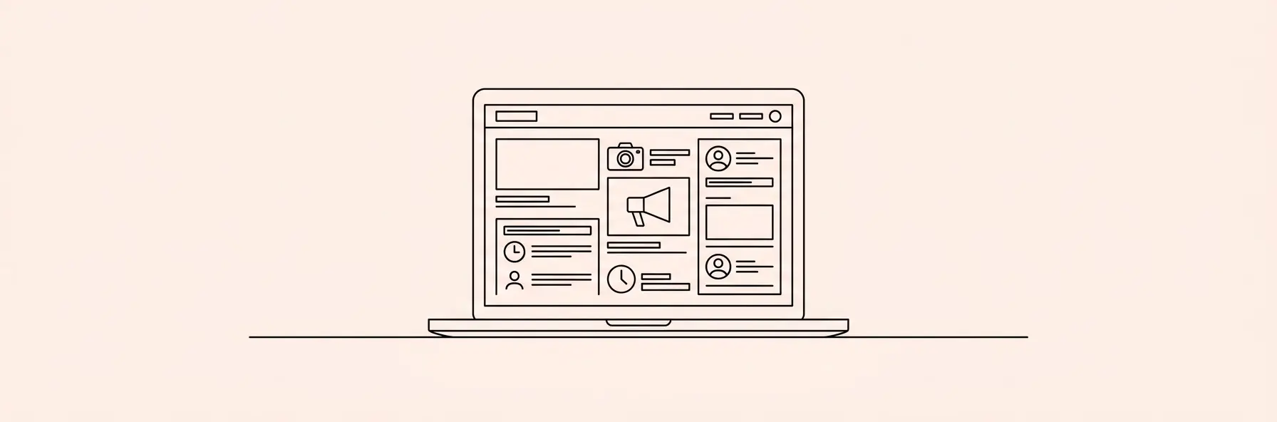 modern laptop screen displaying a smart legal contract interface for influencers on a sleek desk